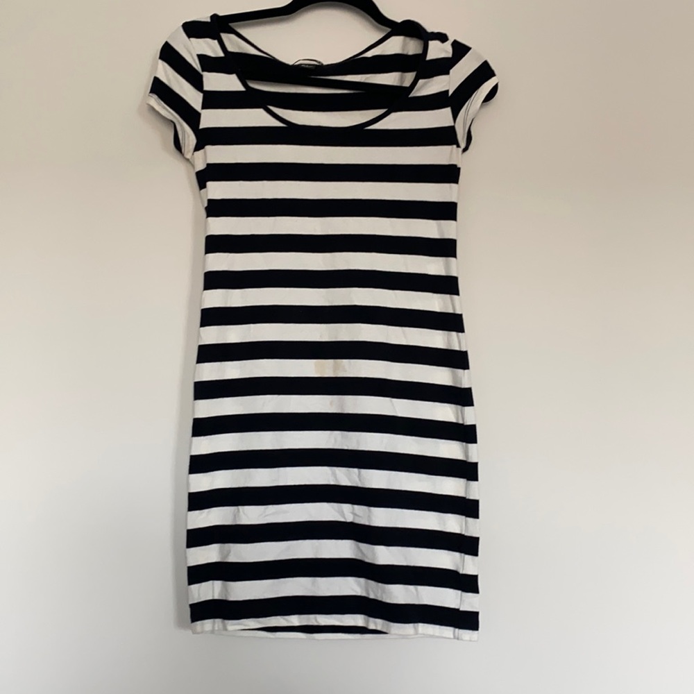 Striped bodycon